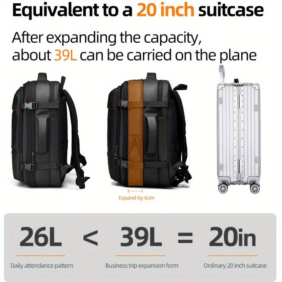 vacuum Stylish Backpack Is Perfect for Short Trips And Business Travel, airlines approved bag