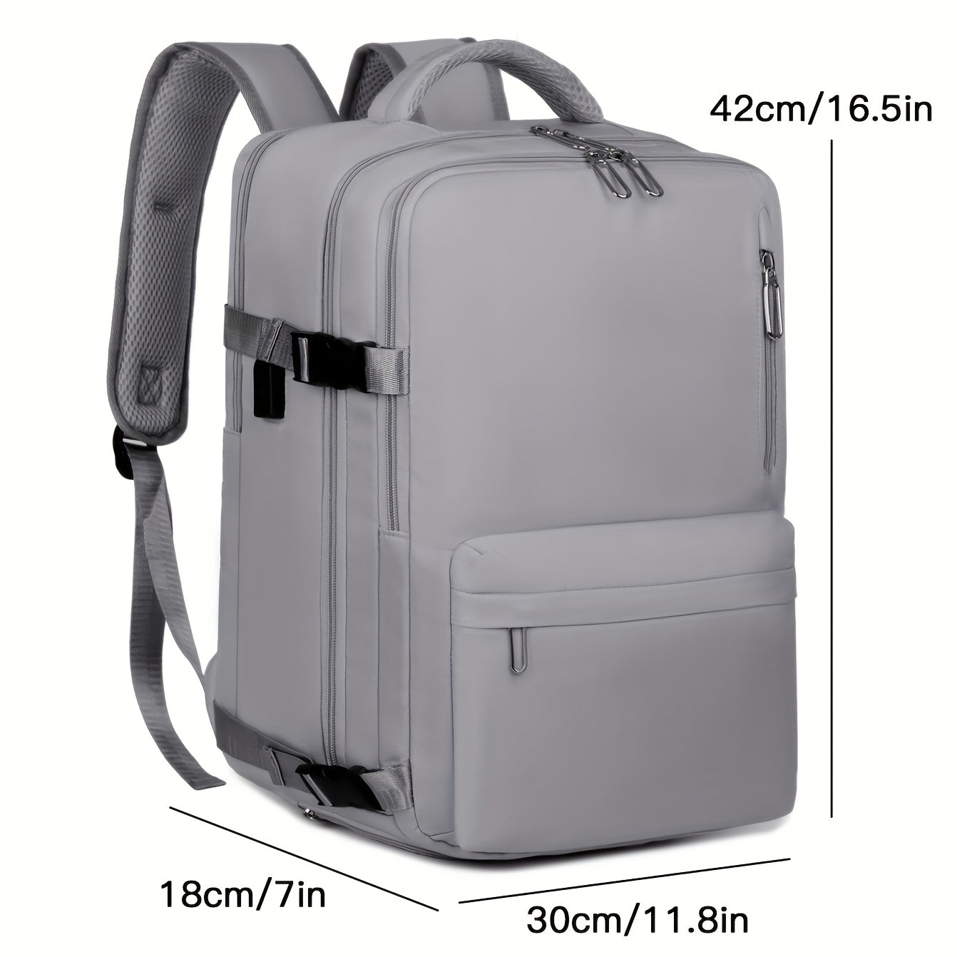 Large Capacity Lightweight Travel Backpack with Wet/Dry Compartments