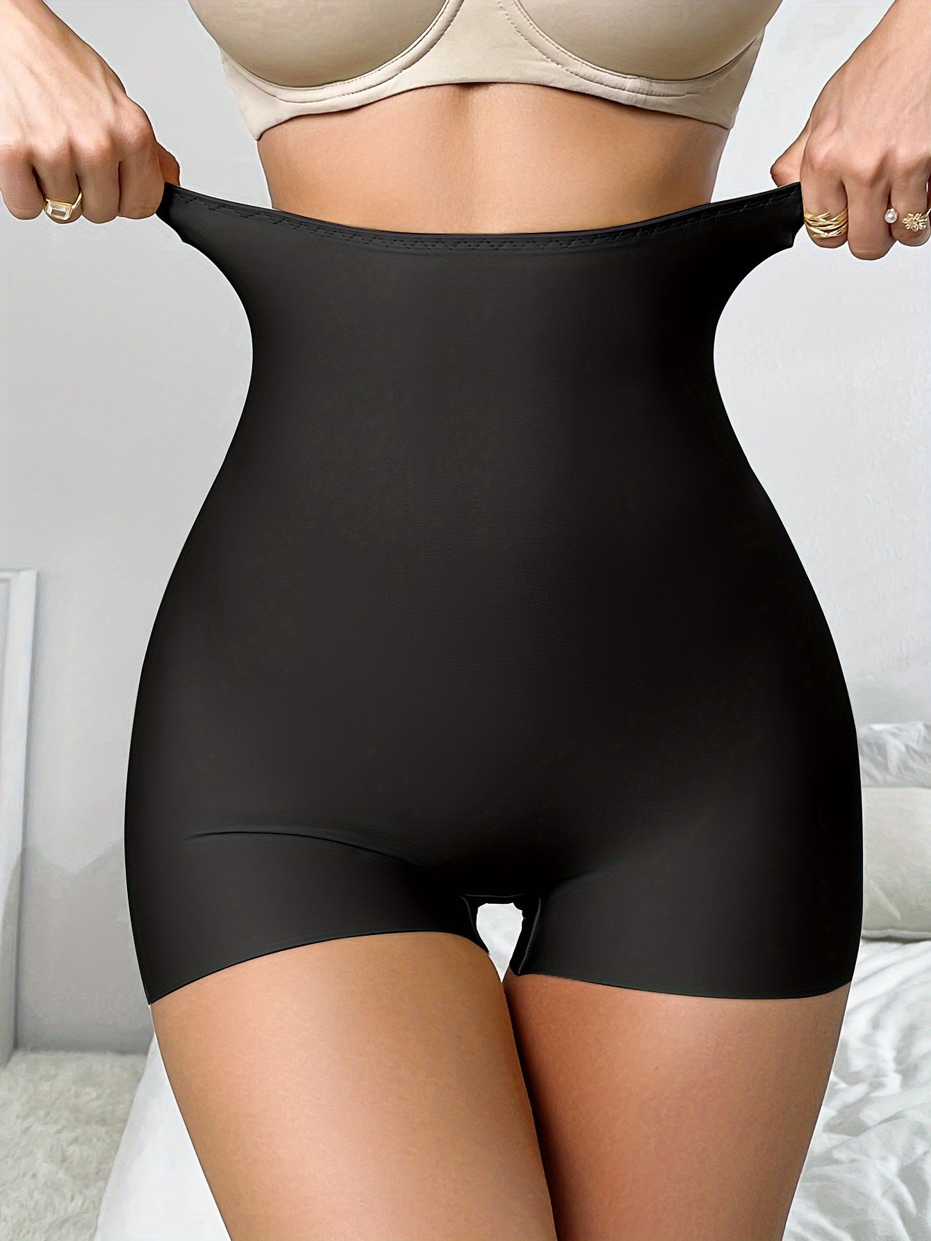 3-Pack Women's High-Waisted Tummy Control Shapewear Shorts